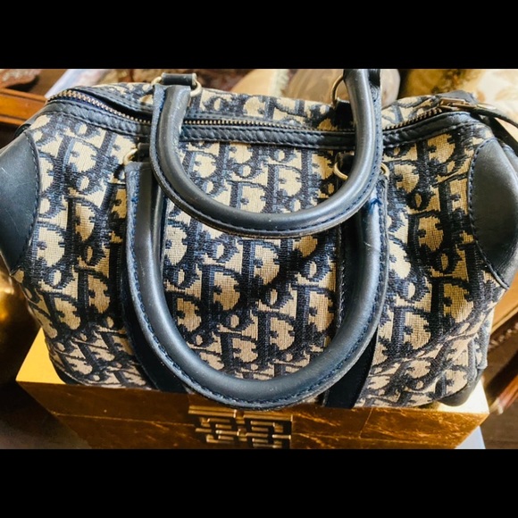SOLD Authentic Vintage Dior Monogram Boston Bag - Picture 8 of 14